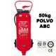 Extintor de Polvo ABC Movil 50kg