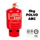 Extintor de Polvo ABC Automatico 6kg