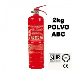 Extintor de Polvo ABC 2Kg