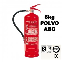 Extintor de Polvo ABC 6Kg