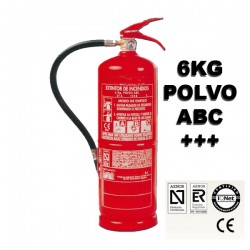 Extintor de Polvo ABC 6Kg 34A 233B