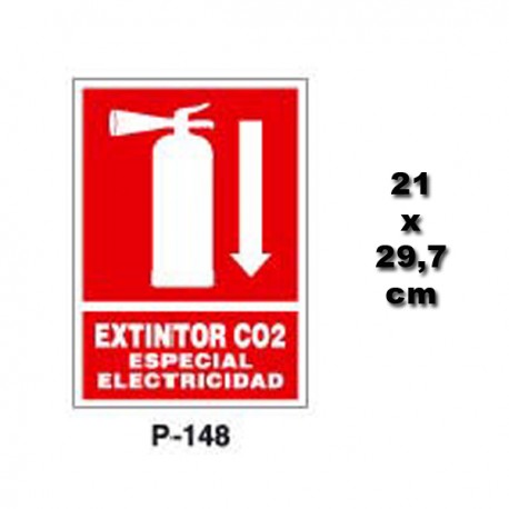 Señal de Extintor de CO2 148