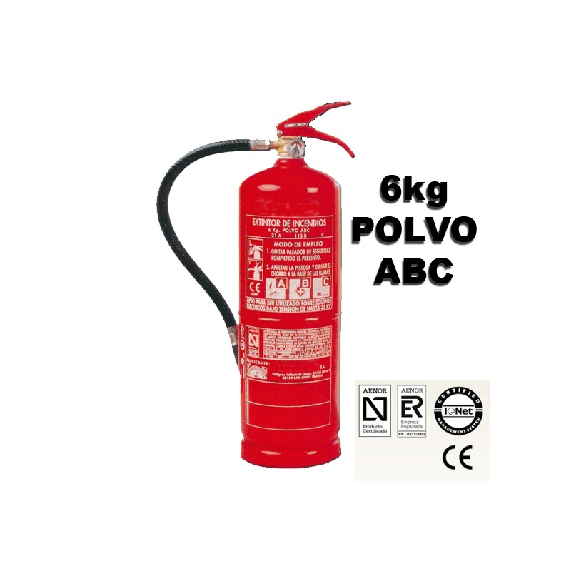 Pack Extintor Polvo + Extintor Co2 + Señal Extintor. Accivi.es