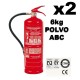 Comprar Extintor Incendio Empresa de Polvo ABC 6Kg Pack